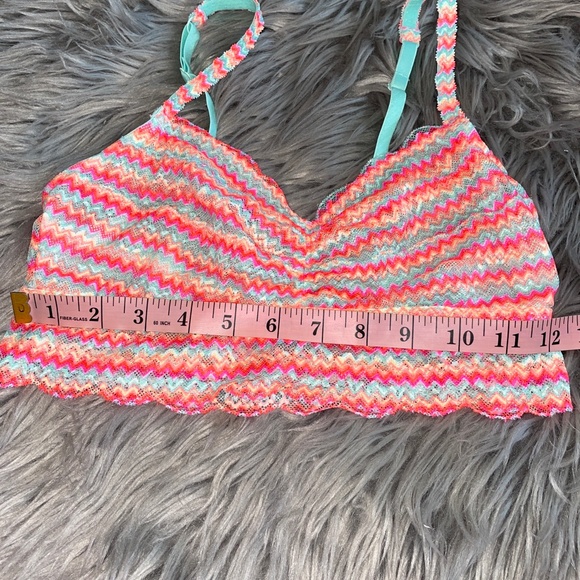 EUC Victoria’s Secret PINK Lace Bralette Adjustable Strap Size Medium - Picture 3 of 8
